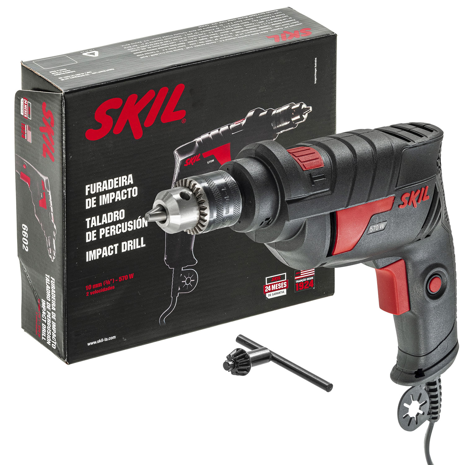 FURADEIRA DE IMPACTO 3/8 570W 6602 JA (#)