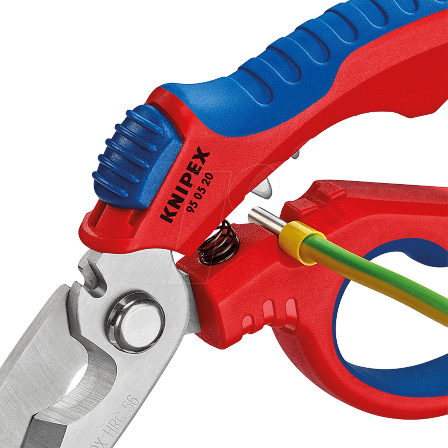 TESOURA DE ELETRICISTA CURVA 160MM - 950520SB C/CRIMPADOR