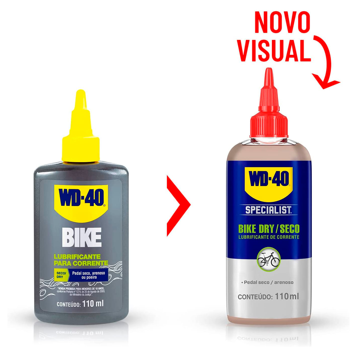 WD-40 especialista em lubrificante de corrente de motocicleta