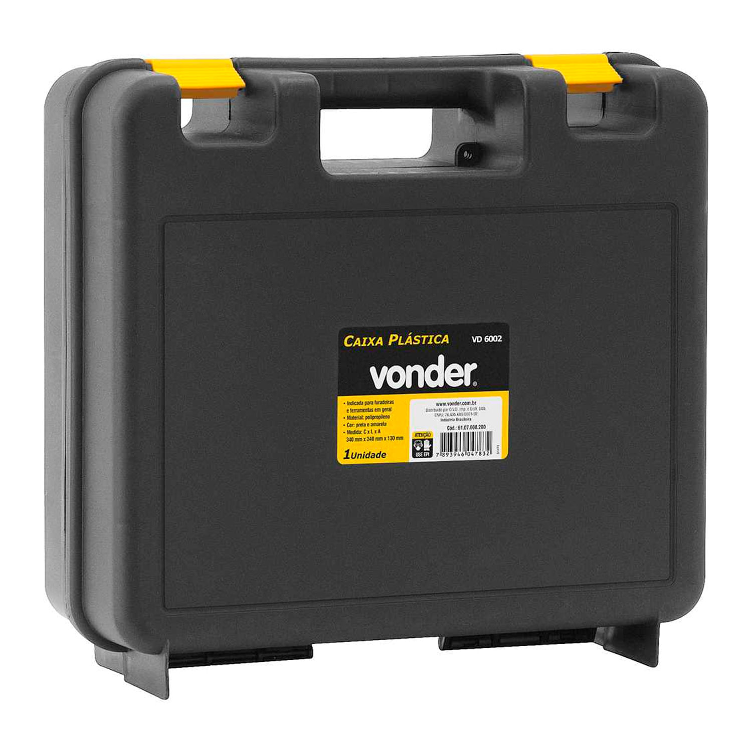 MALETA PLASTICA P/ FURADEIRA - VD 6002