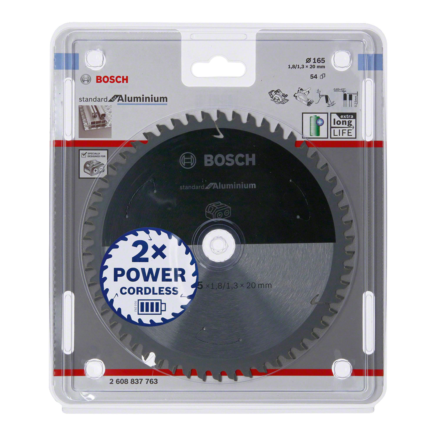 SERRA CIRC.VID. 165 X 20MM 54D - 6.1/2