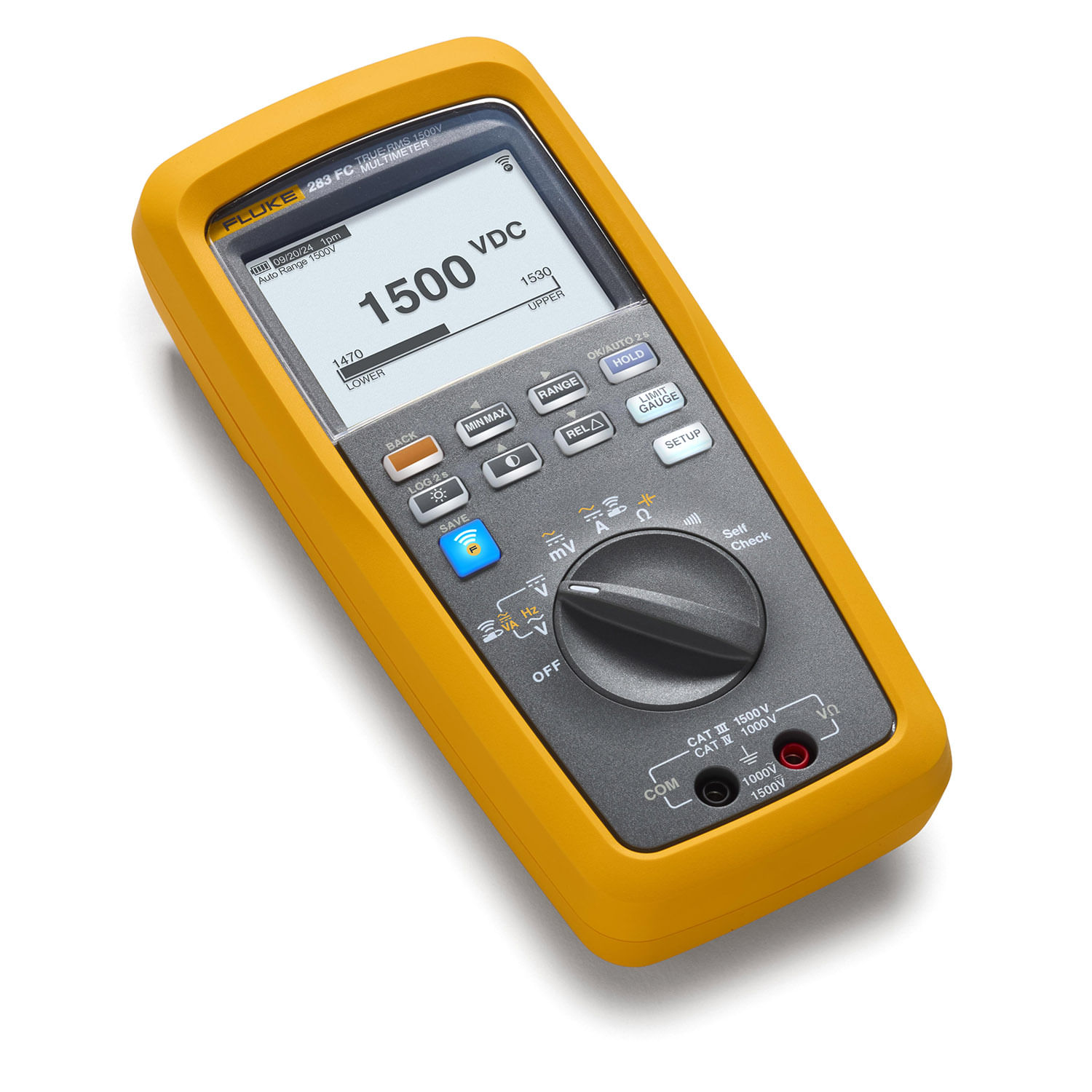 MULTÍMETRO DIGITAL FLUKE-283 FC CATIII15