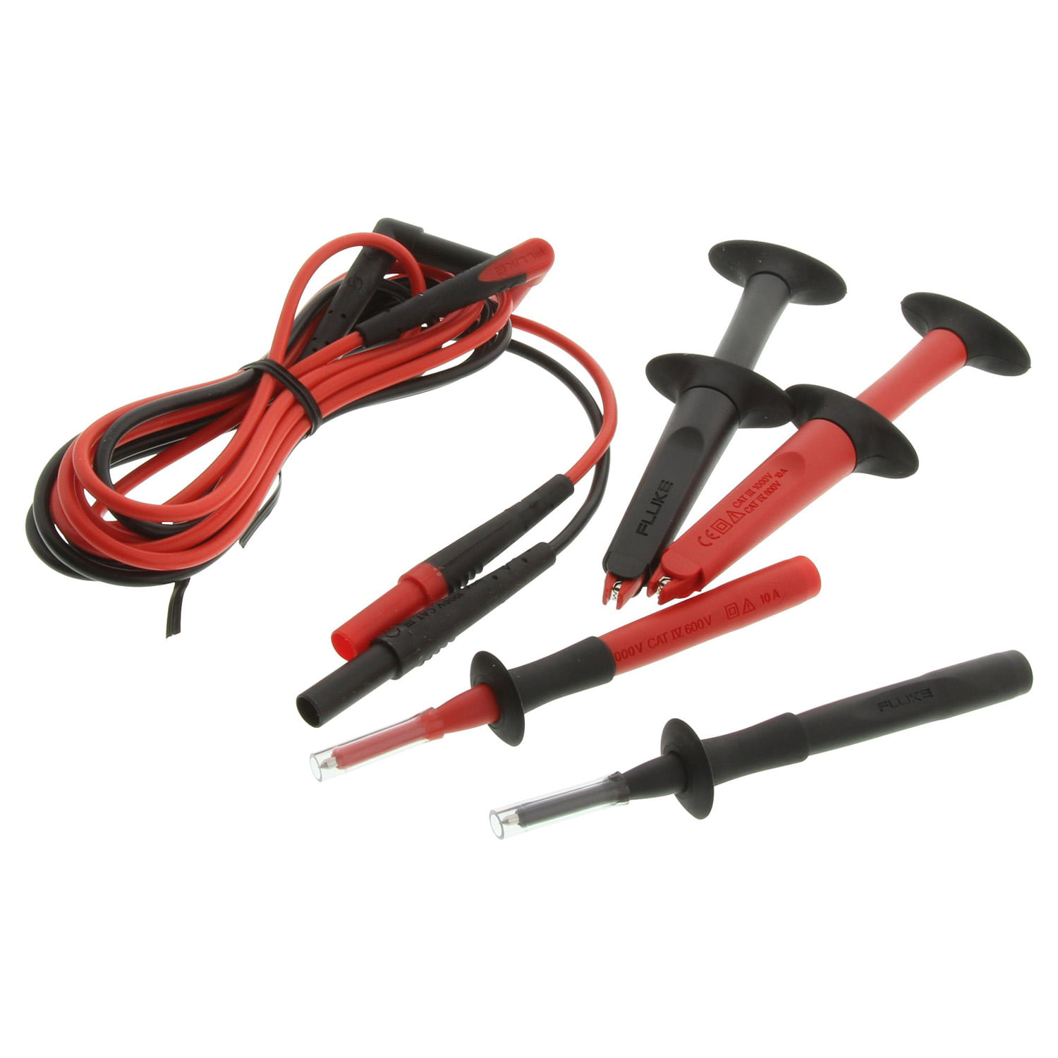 2er-Set AIdetek Premium Testleitungen Für FLUKE Multimeter – Präzise & Sicher (TLP20157
