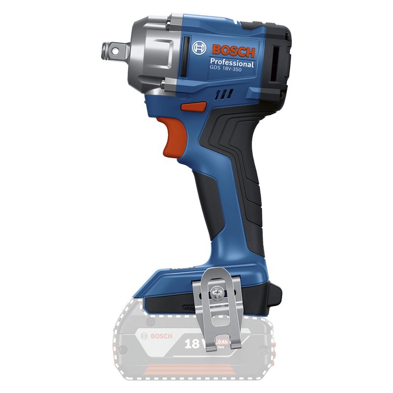 CHAVE IMPACTO 18V 1/4-1/2'' (350NM) GDS 18V-350 S/BAT.