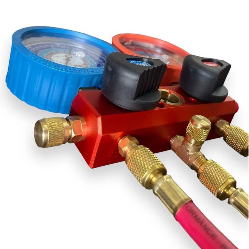 MANIFOLD ANALÓGICO COMPLETO ALUMINIO P/G