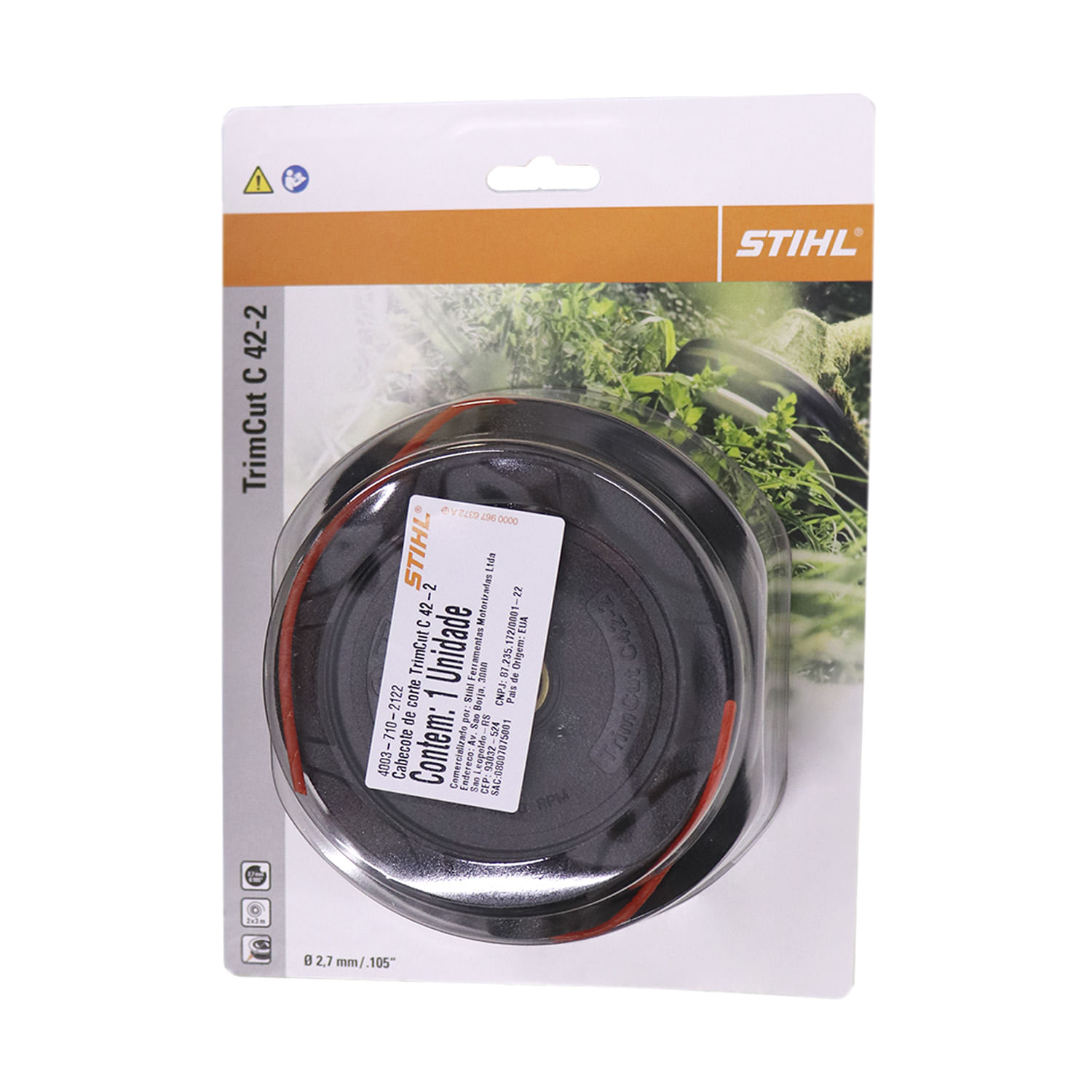 CARRETEL P/ ROCADEIRA TRIMCUT 42-2