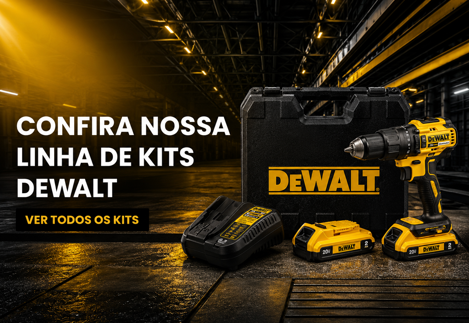 Ofertas imperdíveis Dewalt para sua oficina